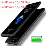 5000/7000mAh Battery Charger Case for iPhone 6 6s 7 Plus PowerBank Case Ultra Slim External Backup charger case for iphone 8plus