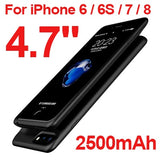 5000/7000mAh Battery Charger Case for iPhone 6 6s 7 Plus PowerBank Case Ultra Slim External Backup charger case for iphone 8plus