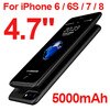 5000/7000mAh Battery Charger Case for iPhone 6 6s 7 Plus PowerBank Case Ultra Slim External Backup charger case for iphone 8plus