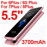 5000/7000mAh Battery Charger Case for iPhone 6 6s 7 Plus PowerBank Case Ultra Slim External Backup charger case for iphone 8plus