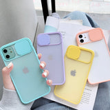 Camera Lens Protection Phone Case on For iPhone 7 8 6 6s Plus SE 2020 Color Candy Soft Cover Case For iphone 11 Pro XS max XR X